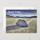 Racetrack Playa in Death Valley Briefkaart (Voorkant / Achterkant)