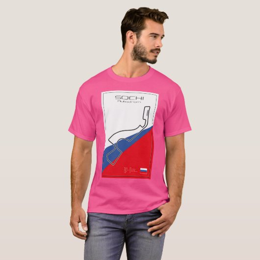 Racetrack Sochi T-shirt (Voorkant volledig)