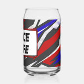 Racevrouw Blikvorm Glas (Achterkant)
