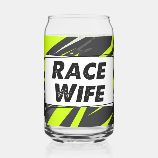 Racevrouw Blikvorm Glas (Links)