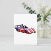 racewagen briefkaart (Staand voorkant)