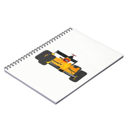 racewagen notitieboek (Linkerzijde)