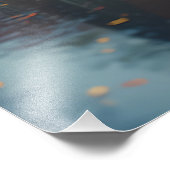 Racewagen nummer 69 in prachtige kleuren foto afdruk (Hoek)