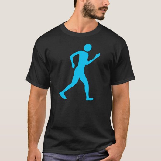Racewalk - Sky Blue T-shirt (Voorkant)