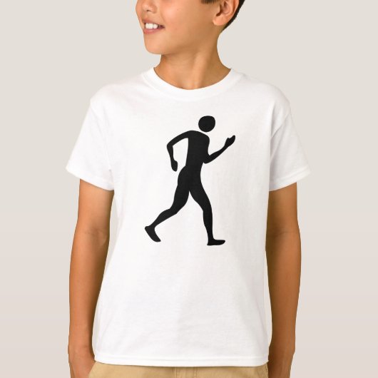 Racewalk - zwart t-shirt (Voorkant)
