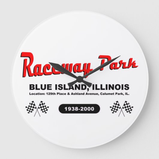 Raceway Park, Blue Island / Calumet Park, Illinois Grote Klok (Voorkant)