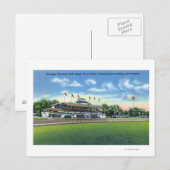 Raceway Uitzicht of Grand Stand, Club House Briefkaart (Voorkant / Achterkant)