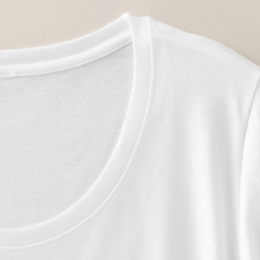 Rach T-shirt (plus grootte) (Detail - kraag)