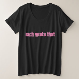 Rach T-shirt (plus grootte)