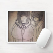 Racheal grote boezem manga anime meisje muismat (Met muis)