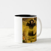 Rachel Aloft. Tweekleurige Koffiemok (Voorkant rechts)