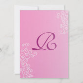 Rachel Custom Shimmer Paper Kaart (Achterkant)