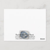 RACHEL DE PIGGY BANK BRIEFKAART (Achterkant)
