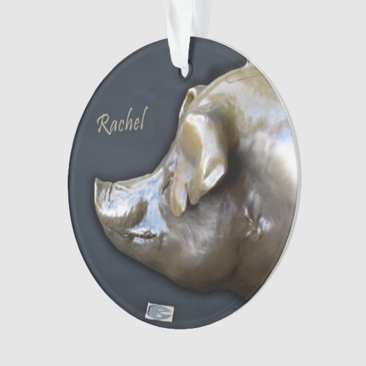 RACHEL DE PIGGY BANK Ornament (voorkant)