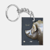 RACHEL DE PIGGY BANK SLEUTELHANGER (Voorkant Links)