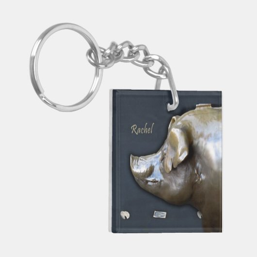 RACHEL DE PIGGY BANK SLEUTELHANGER (Voorkant Links)