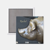 RACHEL DE SPAARVARKEN magneet (Voorkant / Achterkant)