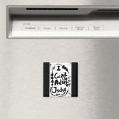 Rachel Doodle Art - Ik kan vandaag niet volwassen Magneet (Insitu (Vaatwasser))