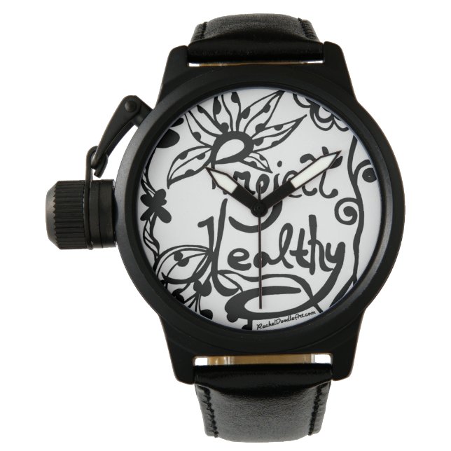 Rachel Doodle Art - Project Gezond Horloge (Voorkant)