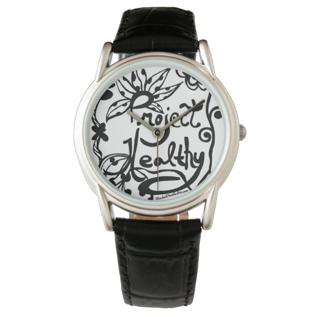 Rachel Doodle Art - Project Gezond Horloge (Voorkant)