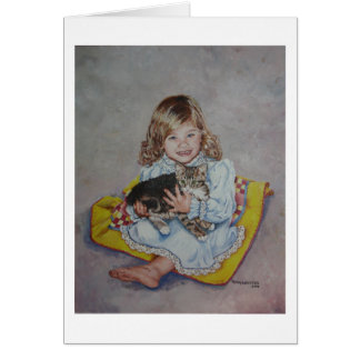 Rachel en haar kitten