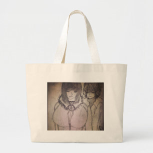 Rachel en haar vriend in je verbeelding grote tote bag