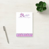 Rachel gepersonaliseerde R naam die post betekent Post-it® Notes (Kantoor)