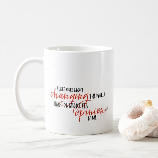 Rachel Hollis Quote Mok (Met donut)