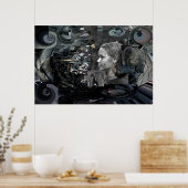 Rachel in een Tesseract Poster (Keuken)