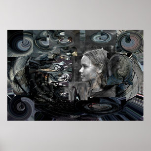 Rachel in een Tesseract Poster