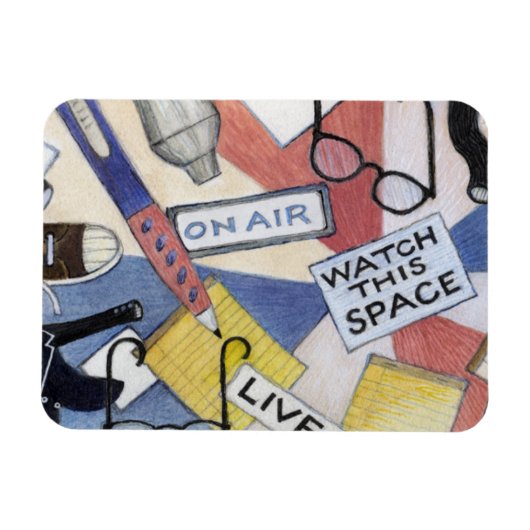 Rachel Maddow fan magneet (Horizontaal)