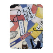 Rachel Maddow fan magneet (Verticaal)