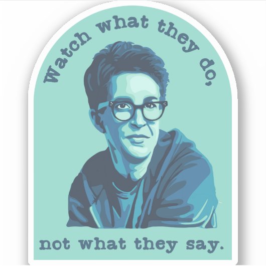 Rachel Maddow Sticker (Voorkant)