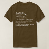 Rachel Naam Definitie Rachel Vrouw Naam 1 T-shirt (Design voorkant)