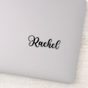 Rachel Naam - Handgeschreven kalligrafie Sticker