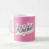 Rachel noemt schattig design koffiemok (Voorkant links)