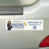 Rachel Rodriguez voor bumpersticker van de gouvern (Op auto)