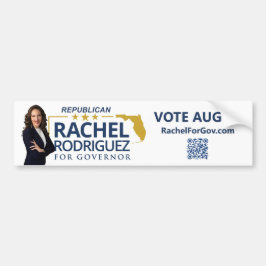 Rachel Rodriguez voor bumpersticker van de gouvern