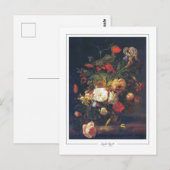 Rachel Ruysch #3 - Kunstkaart Briefkaart (Voorkant / Achterkant)