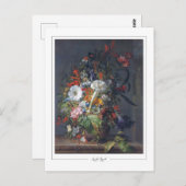 Rachel Ruysch #4 - Kunstmatig Briefkaart (Voorkant / Achterkant)