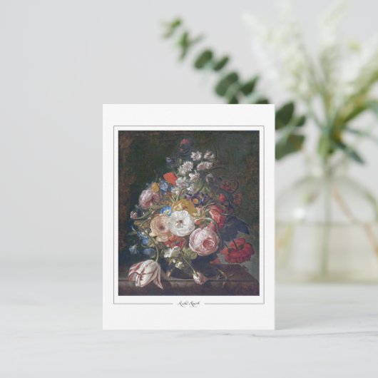 Rachel Ruysch #61 - Kunstmatig Briefkaart (Staand voorkant)