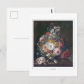 Rachel Ruysch #61 - Kunstmatig Briefkaart (Voorkant / Achterkant)
