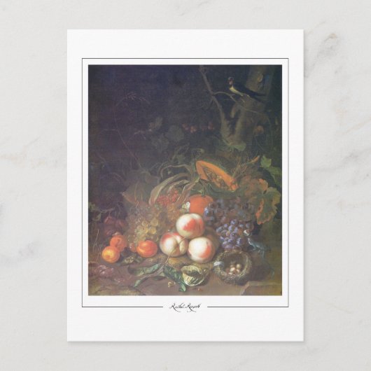 Rachel Ruysch #6 - Kunstmatig Briefkaart (Voorkant)