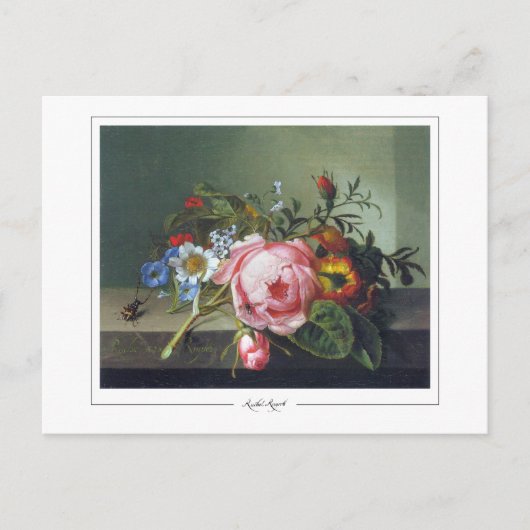 Rachel Ruysch #8 - Kunstkaart Briefkaart (Voorkant)