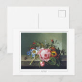 Rachel Ruysch #8 - Kunstmatig Briefkaart (Voorkant / Achterkant)