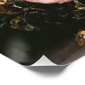 Rachel Ruysch - Bloemen in een glas vet Perfect Poster (Hoek)