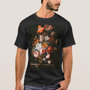 Rachel Ruysch - Bloemen in een glazen vaas T-shirt
