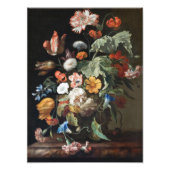 Rachel Ruysch - stilleven met bloemen Foto Afdruk (Voorkant)