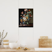 Rachel Ruysch Stilleven met Bloemen Poster (Keuken)