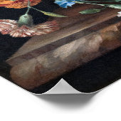 Rachel Ruysch Stilleven met Bloemen Poster (Hoek)